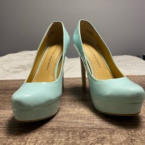 Pastel Aqua Chinese Laundry Pumps